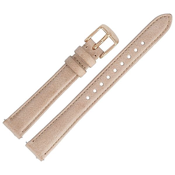 Fossil Uhrenarmband 14mm Leder Beige ES-3487 günstig online kaufen