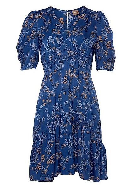 BOSS ORANGE Blusenkleid C_Dizziano mit Raffungen in der Taille günstig online kaufen