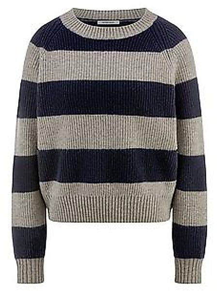 Rundhals-Pullover Peter Hahn grau günstig online kaufen