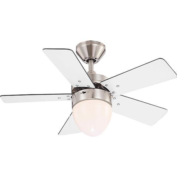 GLOBO Deckenventilator Marva 76 cm mit Beleuchtung und Zugschnüren günstig online kaufen