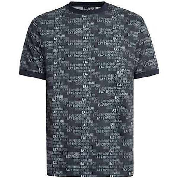 Emporio Armani EA7  T-Shirt T-Shirt mit Logo-Muster günstig online kaufen