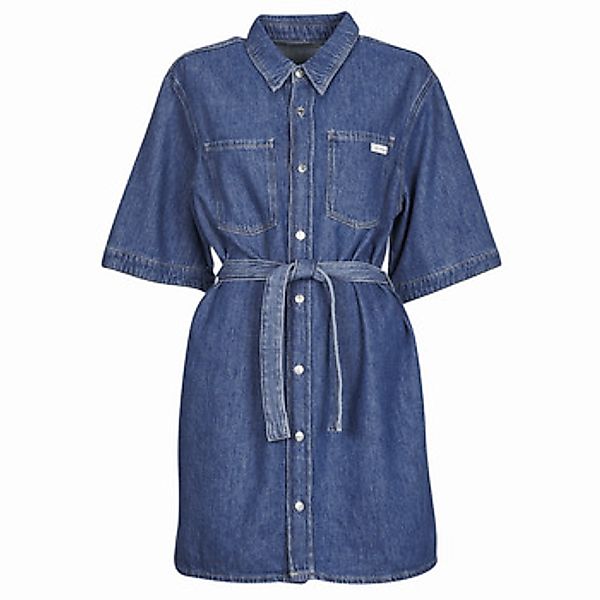Calvin Klein Jeans  Kurze Kleider LINEN BOXY BELTED SHIRT DRESS günstig online kaufen