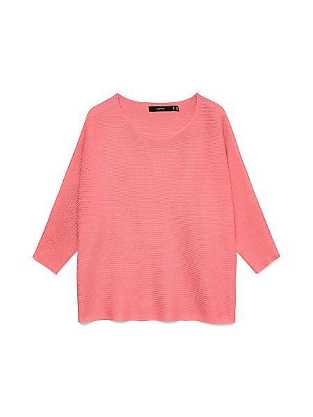 Vero Moda 3/4 Arm-Pullover "VMNORA 3/4 BOATNECK BLOUSE NOOS" mit Fledermaus günstig online kaufen