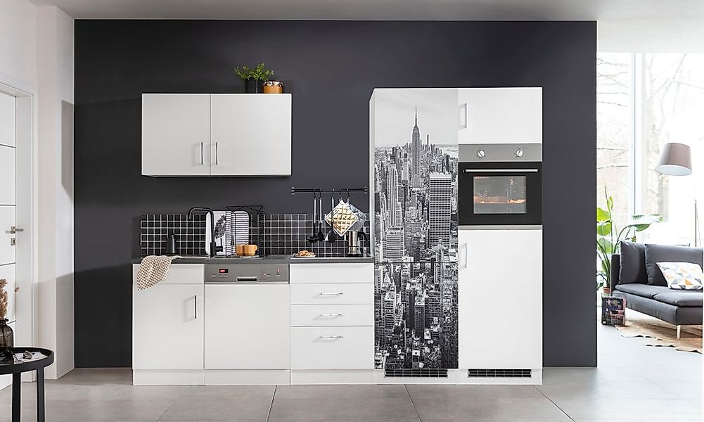 KOCHSTATION Küchenzeile "KS-Paris – Küchen mit einzigartigen Fotomotiven au günstig online kaufen