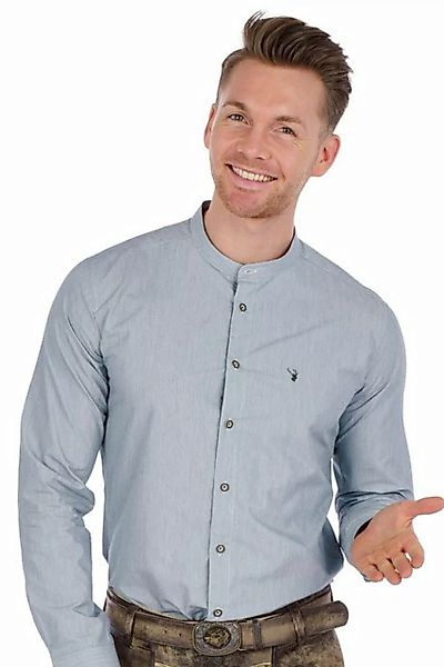 Spieth & Wensky Trachtenhemd Trachtenhemd - ANDY - dunkelrot, hellblau, tan günstig online kaufen