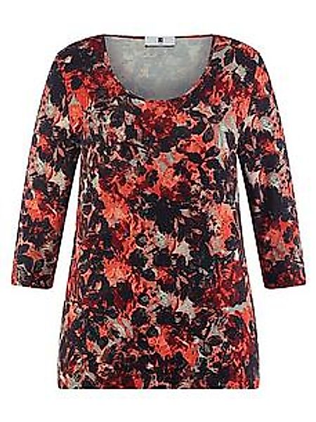 Rundhals-Shirt 3/4-Arm Anna Aura rot günstig online kaufen