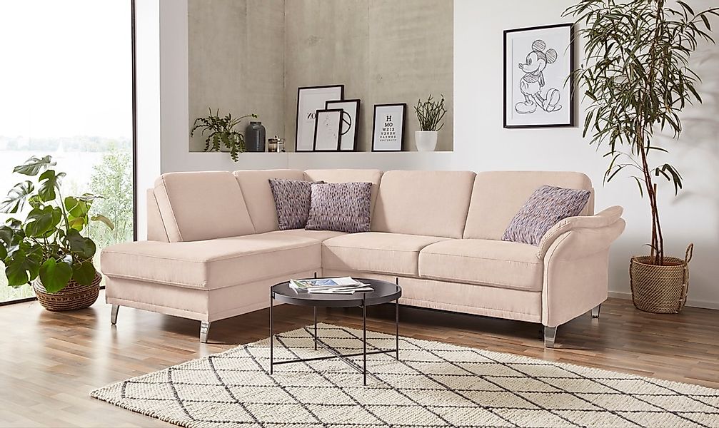 sit&more Ecksofa "Clio L-Form" wahlweise mit Bettfunktion und Bettkasten, i günstig online kaufen