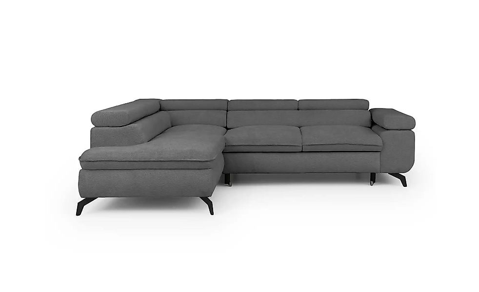 S-STYLE Ecksofa mit Schlaffunktion Bonnie ¦ grau ¦ Maße (cm): B: 275 H: 76 günstig online kaufen