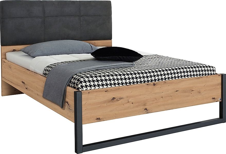 rauch Bett "Tampa", im modernen Industrial Style, Bettenkufe aus Metall günstig online kaufen