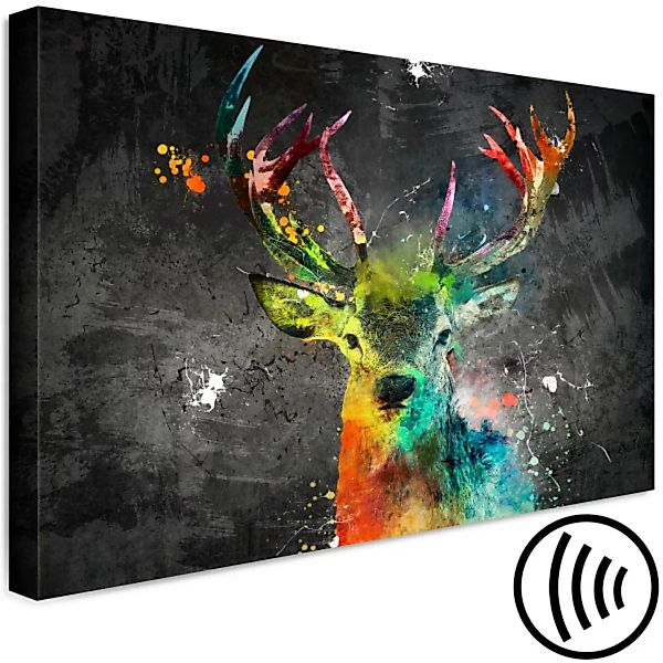 Wandbild Rainbow Deer (1 Part) Wide XXL günstig online kaufen