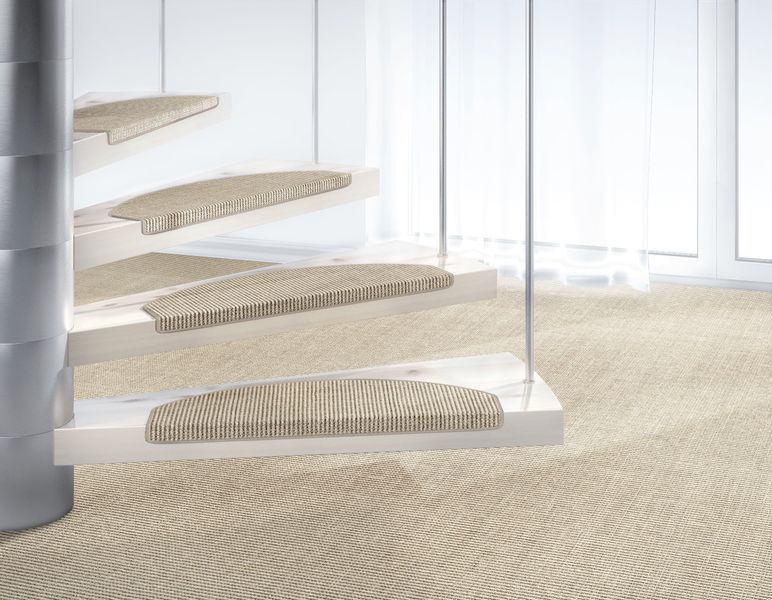 Dekowe Stufenmatte "Mara S2" halbrund 5 mm Höhe 100% Sisal, große Farbauswa günstig online kaufen