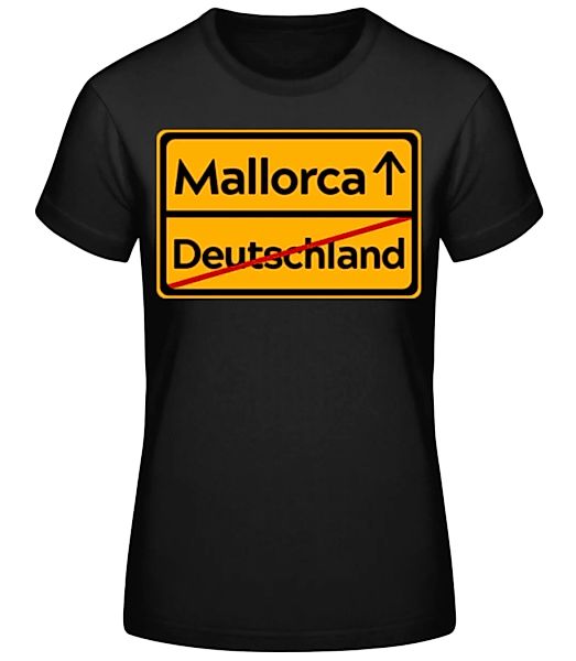 Mallorca Deutschland · Frauen Basic T-Shirt günstig online kaufen