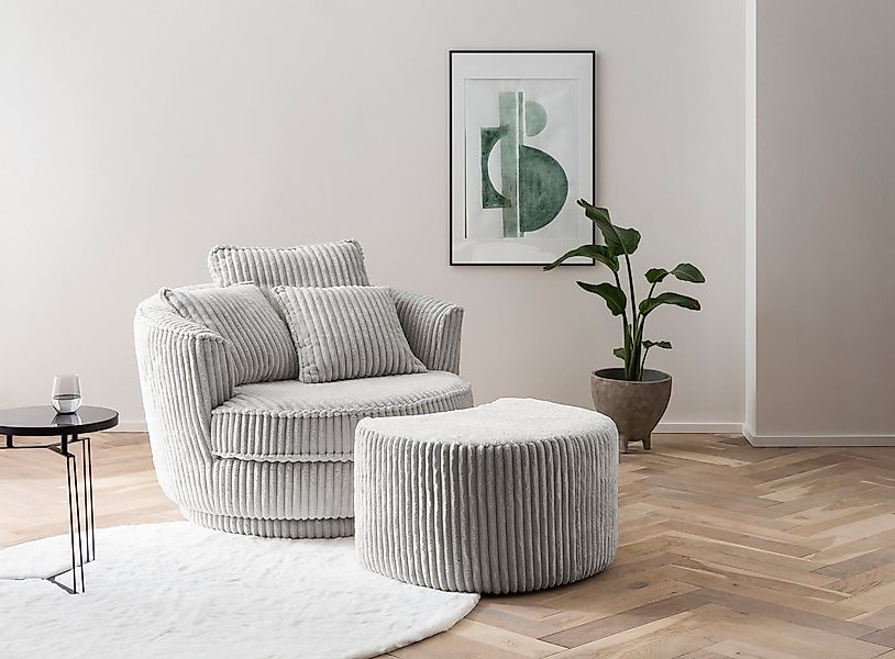 Home affaire Drehsessel MAISIE, Love Seat XXL Lese-Sessel, Big-Sessel mit H günstig online kaufen