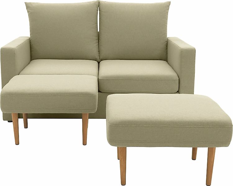DOMO collection 2-Sitzer "Slunce, Outdoor-Raumwunder", 2-Sitzer inkl. 2 Hoc günstig online kaufen