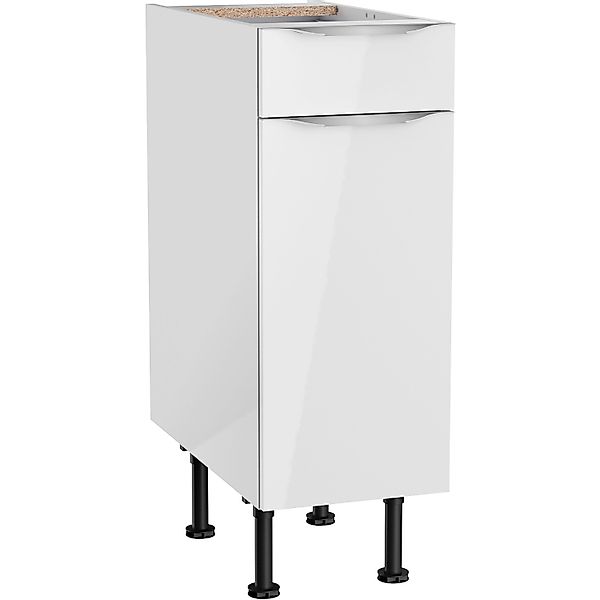 Optifit Küchen-Unterschrank Arvid986 30 cm x 87 cm x 58,4 cm Weiß günstig online kaufen