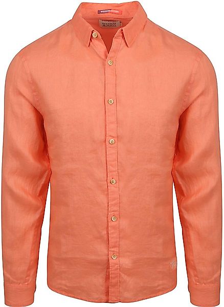Scotch and Soda Leinen Hemd Lachs - Größe XXL günstig online kaufen