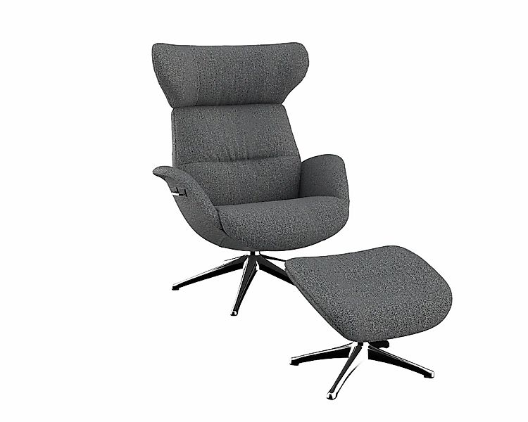FLEXLUX Relaxsessel "Fernsehsessel More, ergonomisch, drehbar, robuster Fuß günstig online kaufen