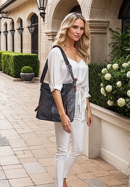 MIRROSI Schultertasche Damen Crossbody Bag, 29x28x11cm günstig online kaufen