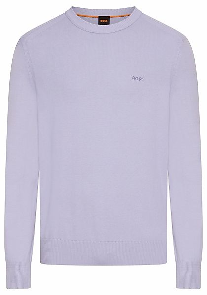BOSS ORANGE Strickpullover "Asac V", mit Logostickerei auf der Brust günstig online kaufen