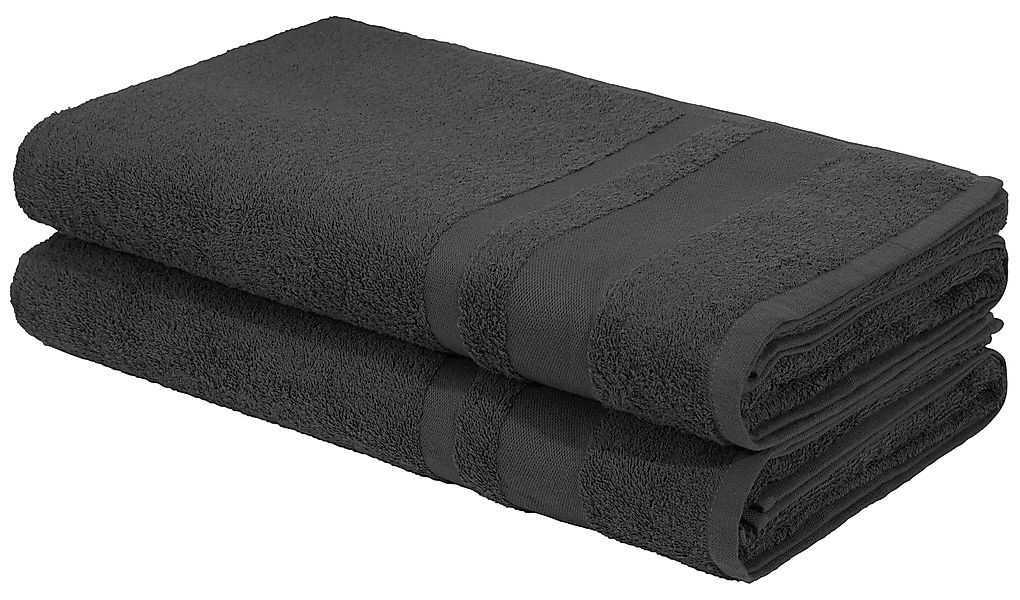 my home Saunatuch »Vanessa 2x 80x200cm«, (Set, 2 St., 80x200), Handtücher m günstig online kaufen