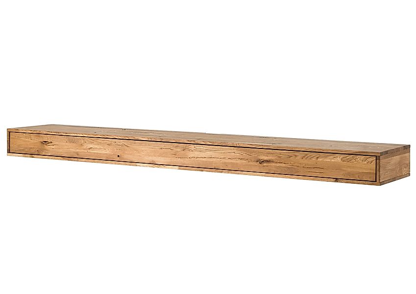 Massivmoebel24 Lowboard (Wildeiche 235x43x17 natur geölt günstig online kaufen