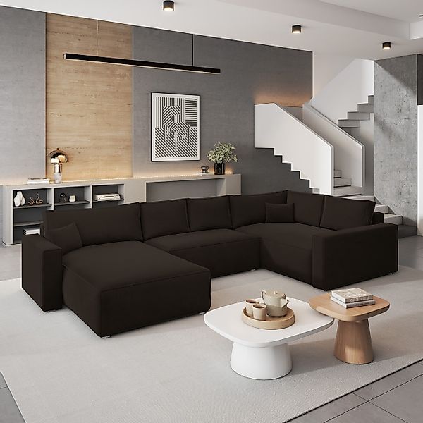 Masseno Ecksofa VELAMI mit Schlaffunktion U-Form, günstig online kaufen