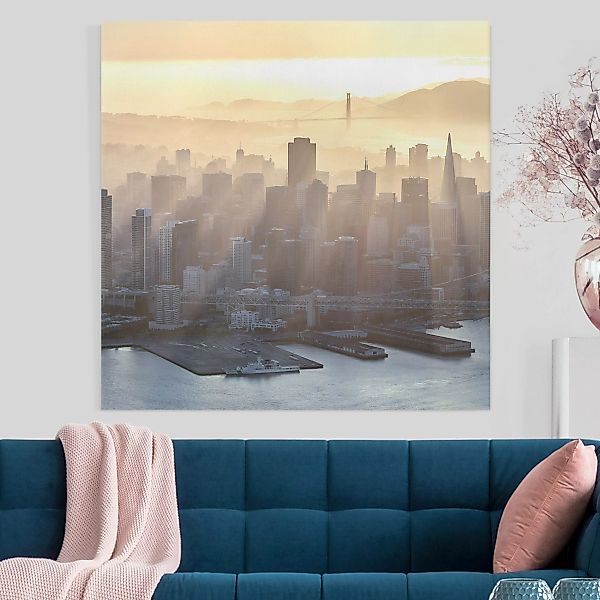 Leinwandbild San Francisco im Morgengrauen günstig online kaufen