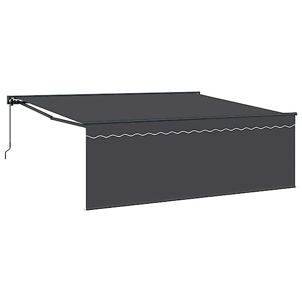 vidaXL Einziehbare Markise Anthrazit 400 x 300 cm 3330503 günstig online kaufen