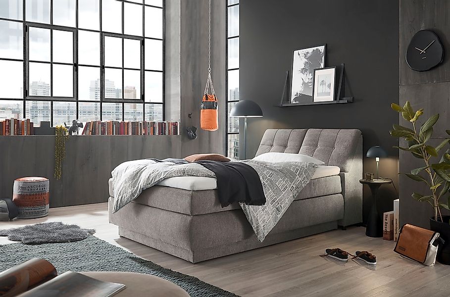 set one by Musterring Boxspringbett "Fairfield", mit Bettkasten, Kopfteil i günstig online kaufen