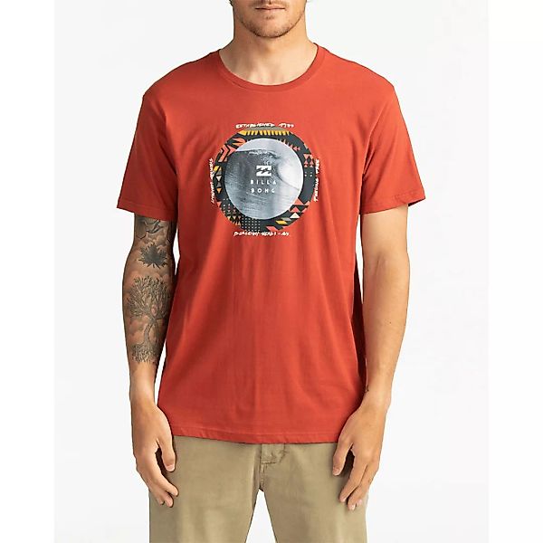 Billabong Plug In Kurzärmeliges T-shirt XS Deep Red günstig online kaufen