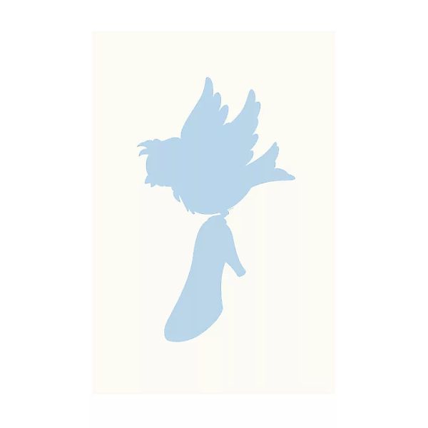 KOMAR Wandbild - Cinderella Bird - Größe: 50 x 70 cm mehrfarbig Gr. one siz günstig online kaufen