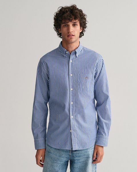 Gant Langarmhemd REG POPLIN STRIPE SHIRT günstig online kaufen