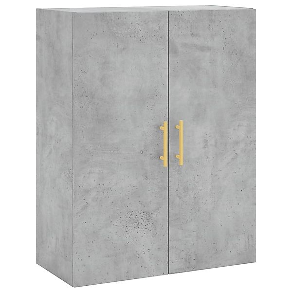 vidaXL Wandschrank Betongrau 69,5x34x90 cm 828416 günstig online kaufen