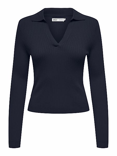 ONLY Strickpullover "ONLKAYA LS POLO PULLOVER EX KNT" günstig online kaufen