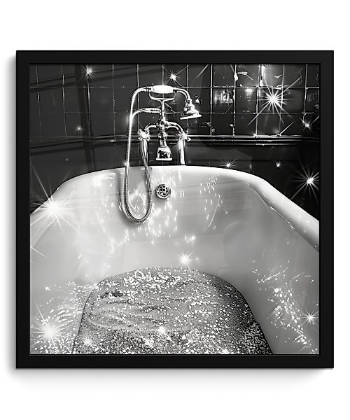 MuchoWow Poster Badewanne - Glitter - günstig online kaufen