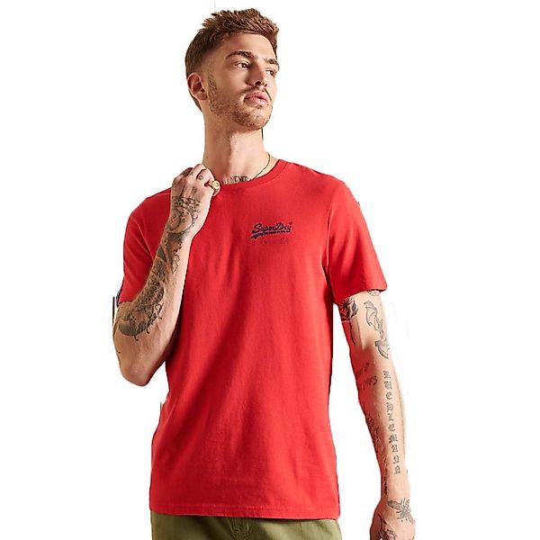 Superdry Vintage Logo Ac Kurzärmeliges T-shirt L Campus Red 2 günstig online kaufen