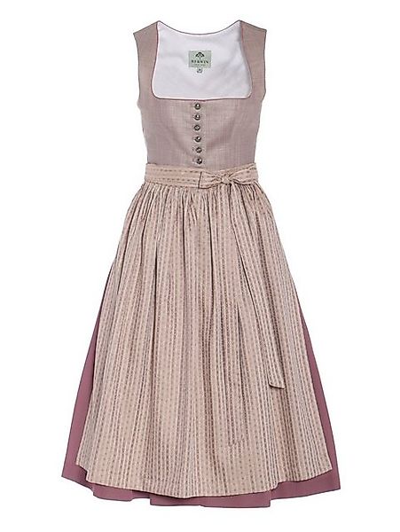 Berwin Dirndl Dirndl mit meliertem Leinen-Oberteil (Dirndl-Set) günstig online kaufen