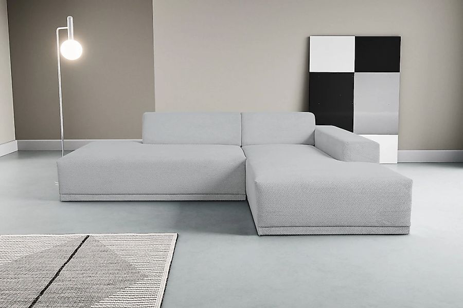 WERK2 Ecksofa "Apollo, hoher Sitzkomfort, aktuelles Design, Breite 264cm, L günstig online kaufen