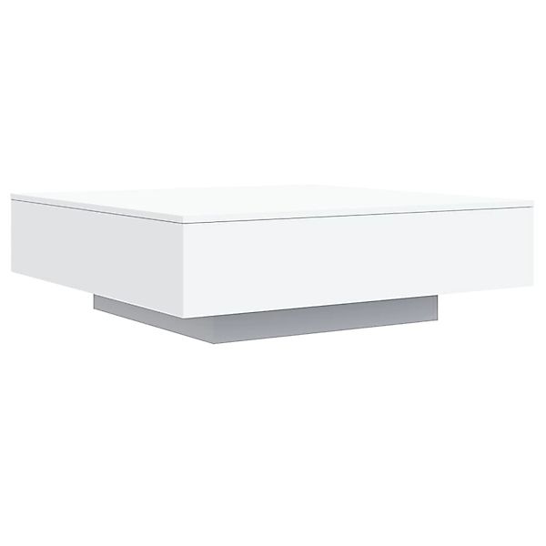 vidaXL Couchtisch mit LED-Leuchten Weiß 100x100x31 cm 836602 günstig online kaufen