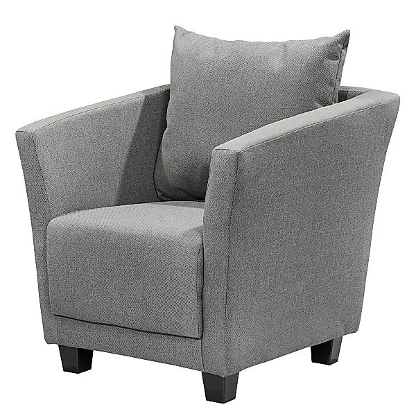 home24 Fredriks Sessel Ondara II Hellgrau Strukturstoff 72x71x73 cm (BxHxT) günstig online kaufen