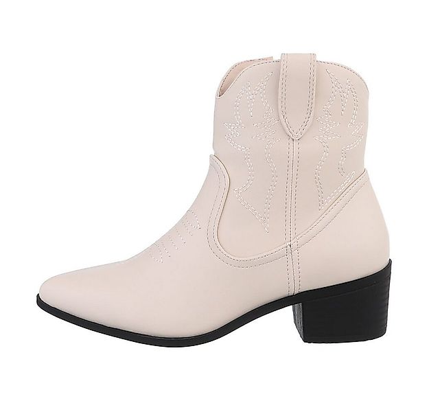 Ital-Design Damen Cowboyboots Western Westernstiefelette (85136199) Blockab günstig online kaufen