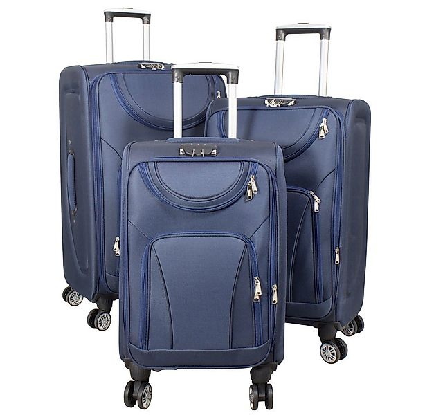 MONOPOL® Trolleyset 78, 68, 58 cm - 4 Rollen - mit Dehnfalte - in 5 Farben günstig online kaufen
