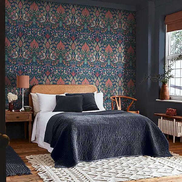 WILLIAM MORRIS AT HOME Vliestapete »Dove & Rose« Motiv glatt Design Tapeten günstig online kaufen