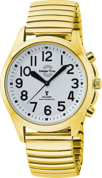 MASTER TIME Funkuhr Sprechende Funkuhr MTLA-10943-12Z, günstig online kaufen