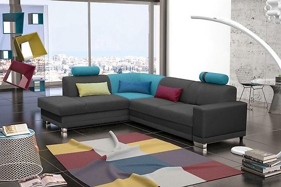 JVmoebel Ecksofa Ecksofa mit Schlaffunktion Wohnzimmermöbel robust langlebi günstig online kaufen