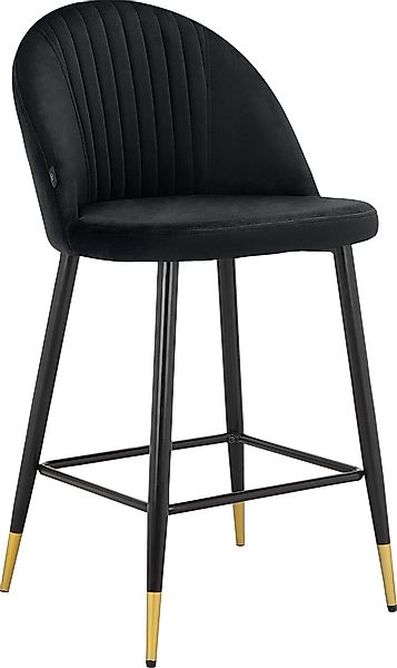 Leonique Bistrostuhl »Embrosse« () 2 Stk. Samtvelours mit Sitz und Rücken g günstig online kaufen