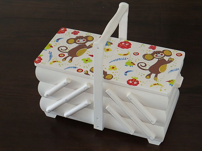 Holzprodukte Nähkästchen Nähkästchen Nähkästchen Nähkasten Nähkorb günstig online kaufen