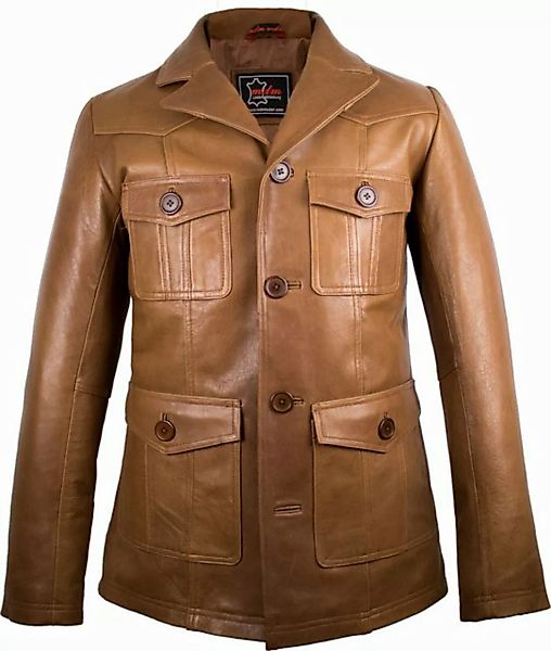 MDM Lederblazer Herren Lederblazer aus Rindsleder Klassisches Herren Leder günstig online kaufen