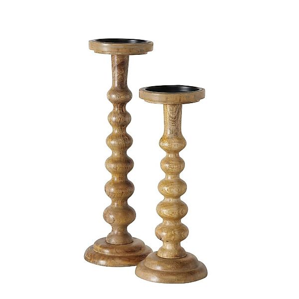 BOLTZE Kerzenleuchter Normas Kerzenleuchter braun 36-44cm günstig online kaufen