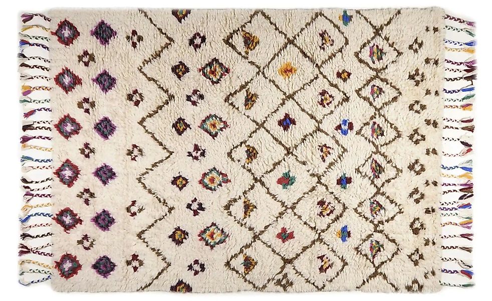 THEKO Wollteppich  Nomadic ¦ beige ¦ Baumwolle ¦ Maße (cm): B: 190 H: 2 Tep günstig online kaufen